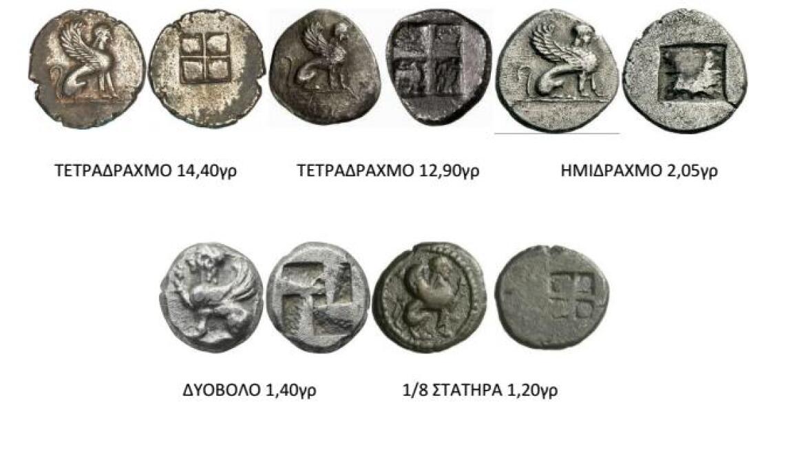 Χαραγμένες σε νόμισμα του 530 π.Χ οι Σφίγγες της Αμφίπολης